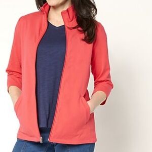Denim & Co. Duo Stretch 3/4 Sleeve Jacket